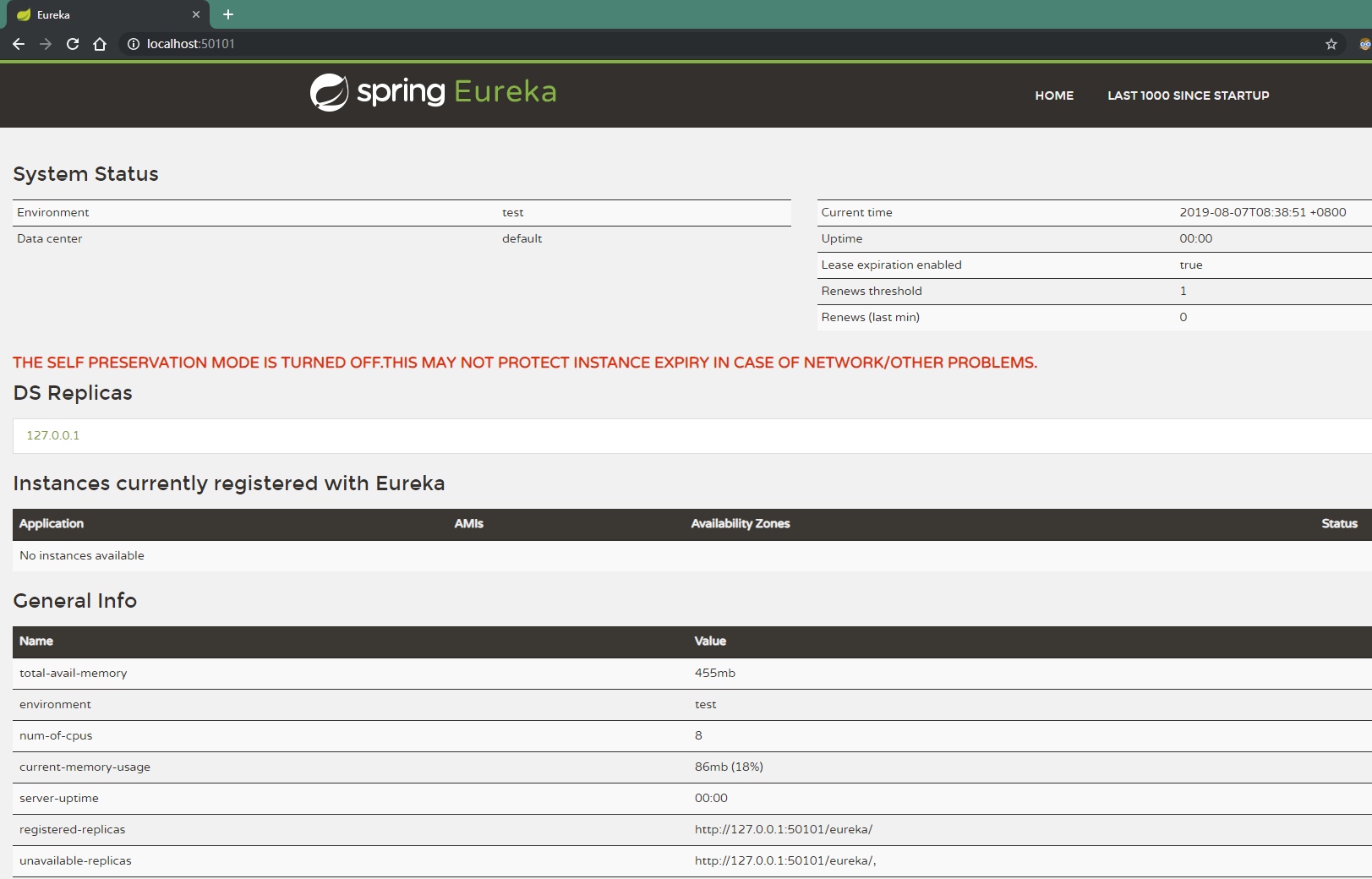 eureka server
